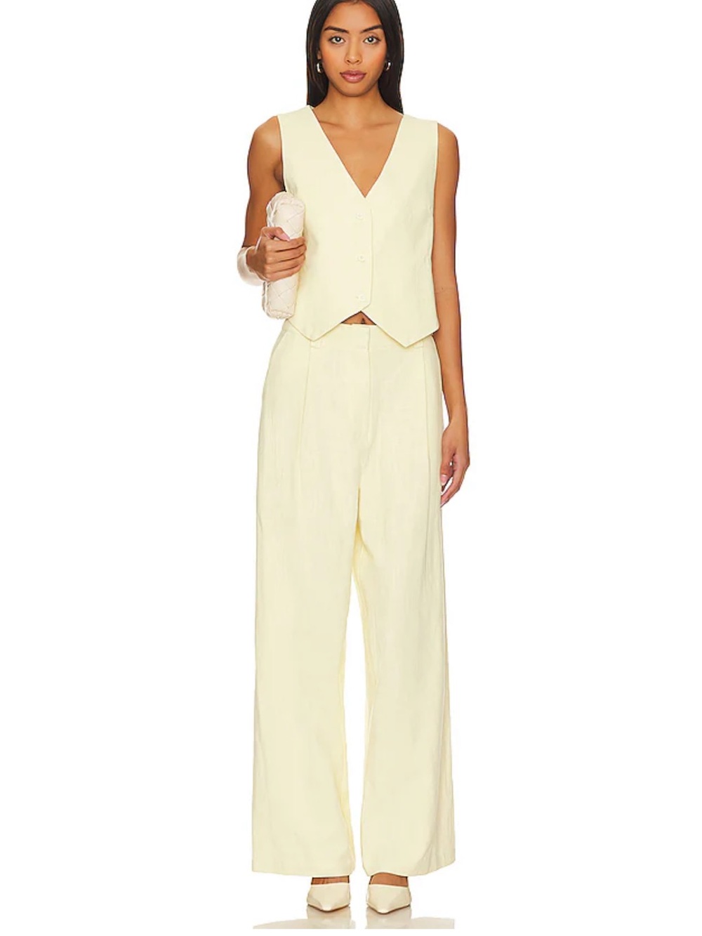Lioness Leo Pant in Butter Yellow NWOT